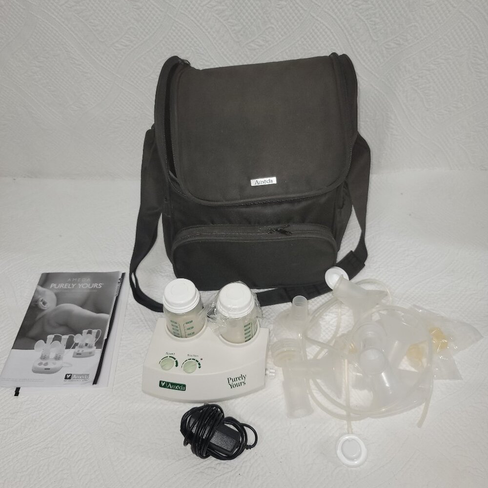 Ameda Purely Yours Breast Pump with Backpack and Ice Bag